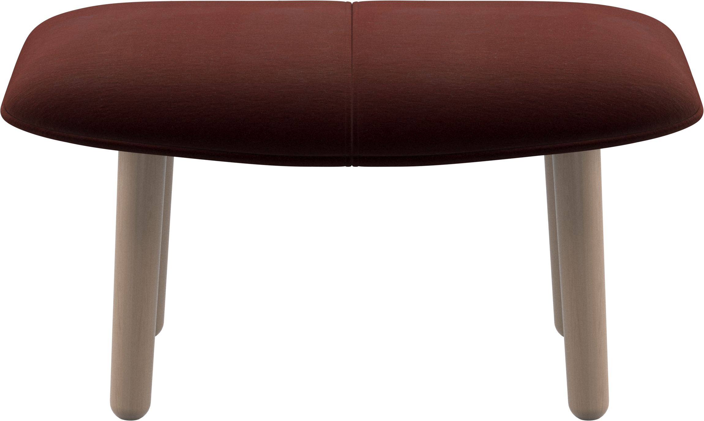ボーコンセプト　boconcept ワインレッド 曲線デザイン オットマン 北欧 ボーコンセプト boconcept ワインレッド 曲線デザイン